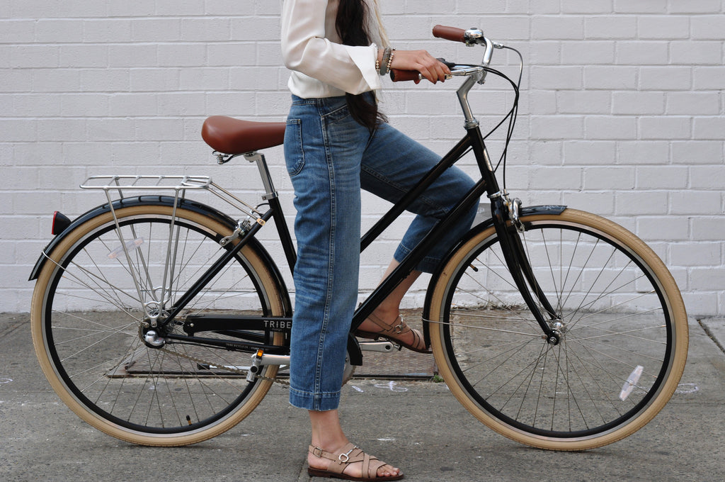 Tribe Bicycle Co city series cruiser Bike dutch bicycle omafiets knowlita black