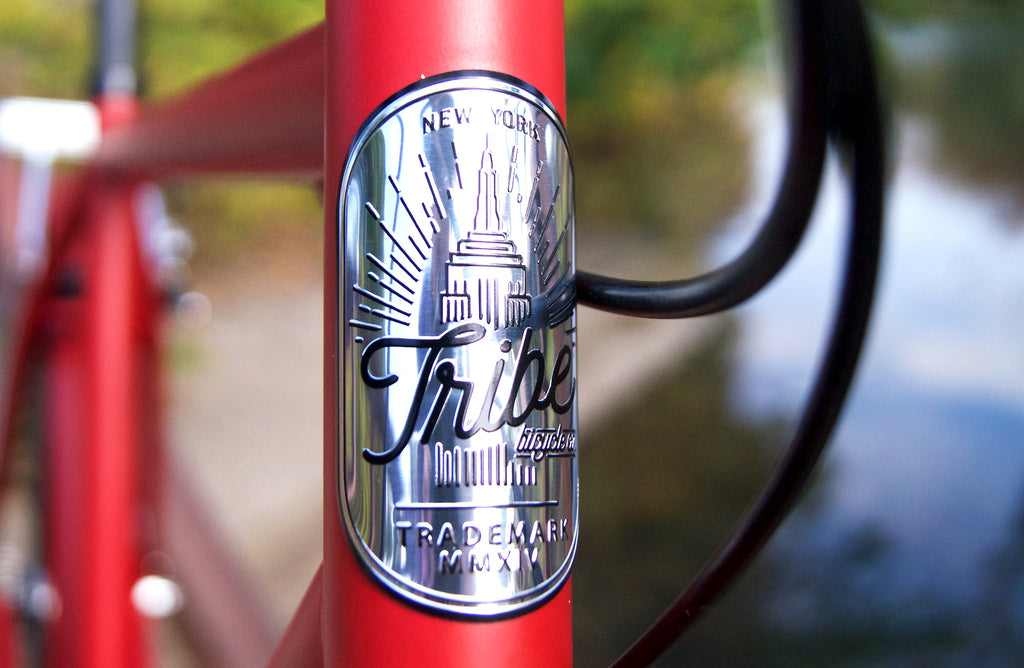 Tribe Bicycle Co city series cruiser Bike dutch bicycle opafiets satin red