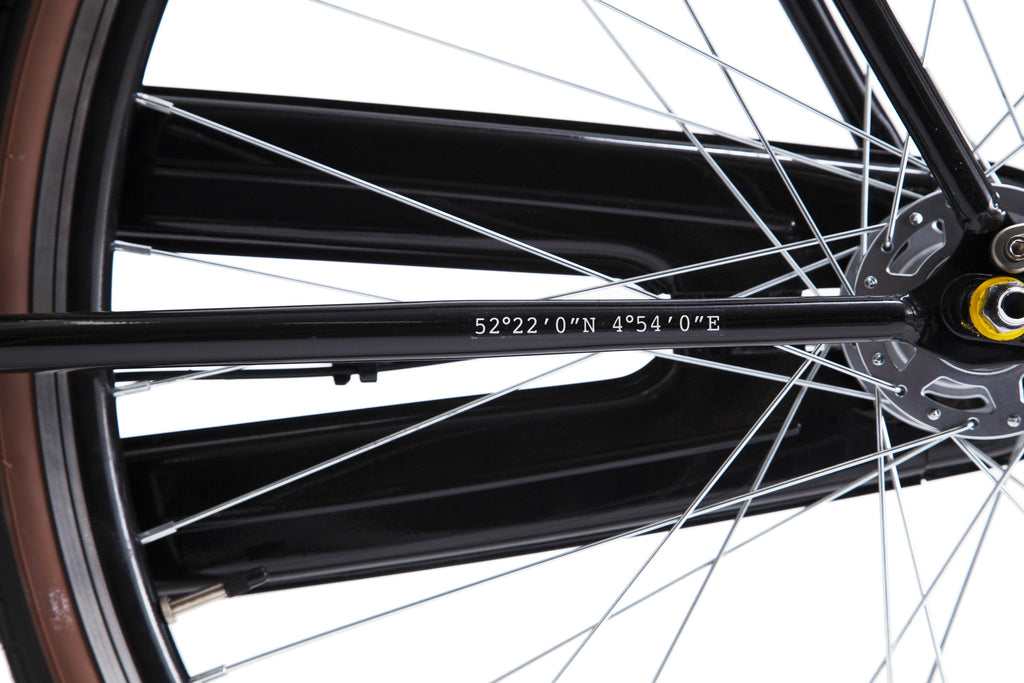 Tribe Bicycle Co Opafiets Pearlized Black Origin Coordinates