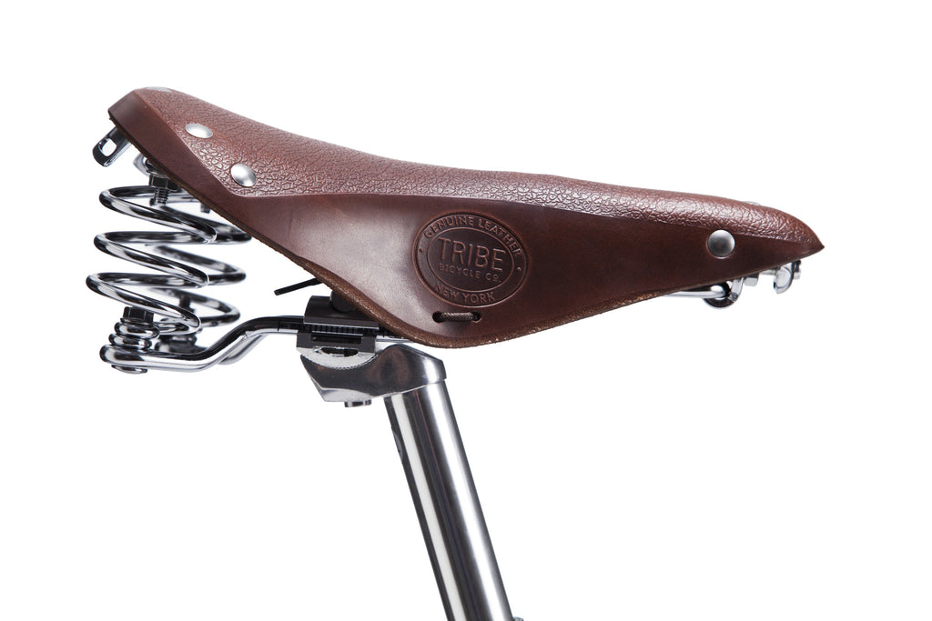 Tribe Bicycle Co Genuine Leather Saddle