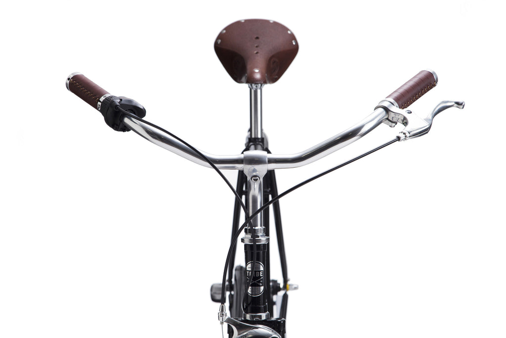 Tribe Bicycle Co Opafiets Pearlized Black Front