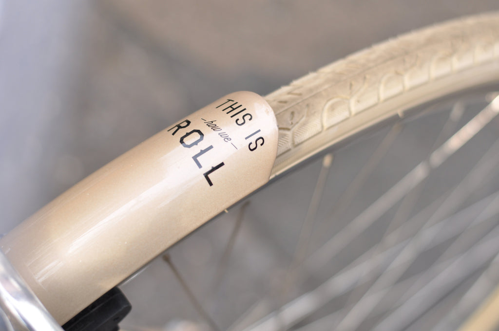 Tribe Bicycle Co City Series Omafiets Cruiser Bike Champagne Dutch Bike Champagne