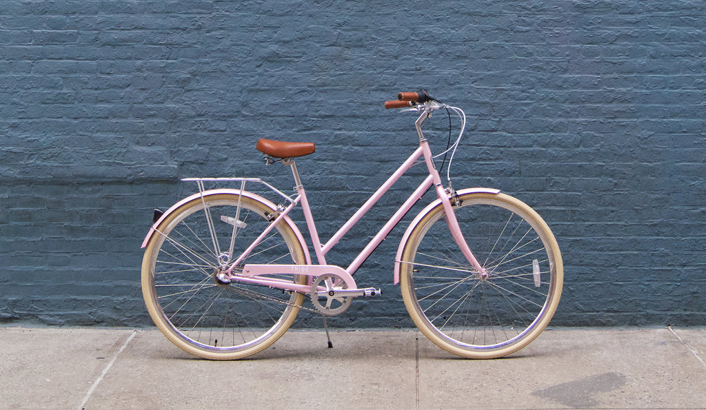 Tribe Bicycle Co City Cruiser Omafiets Pink Bicycle