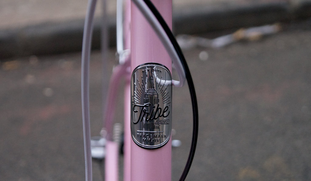 Tribe Bicycle Co City Cruiser Omafiets Pink Bicycle