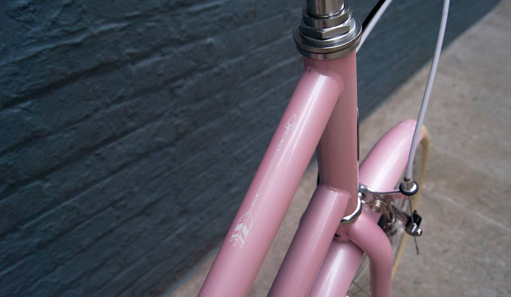 Tribe Bicycle Co City Cruiser Omafiets Pink Bicycle